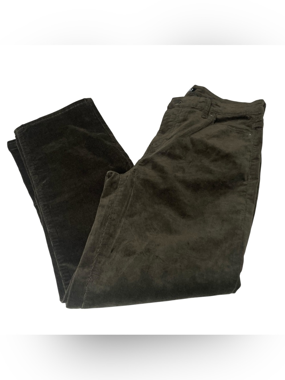 Buffalo Women’s Size 10 Straight Leg Corduroy Pant NYLA Stretch Rosemary Green